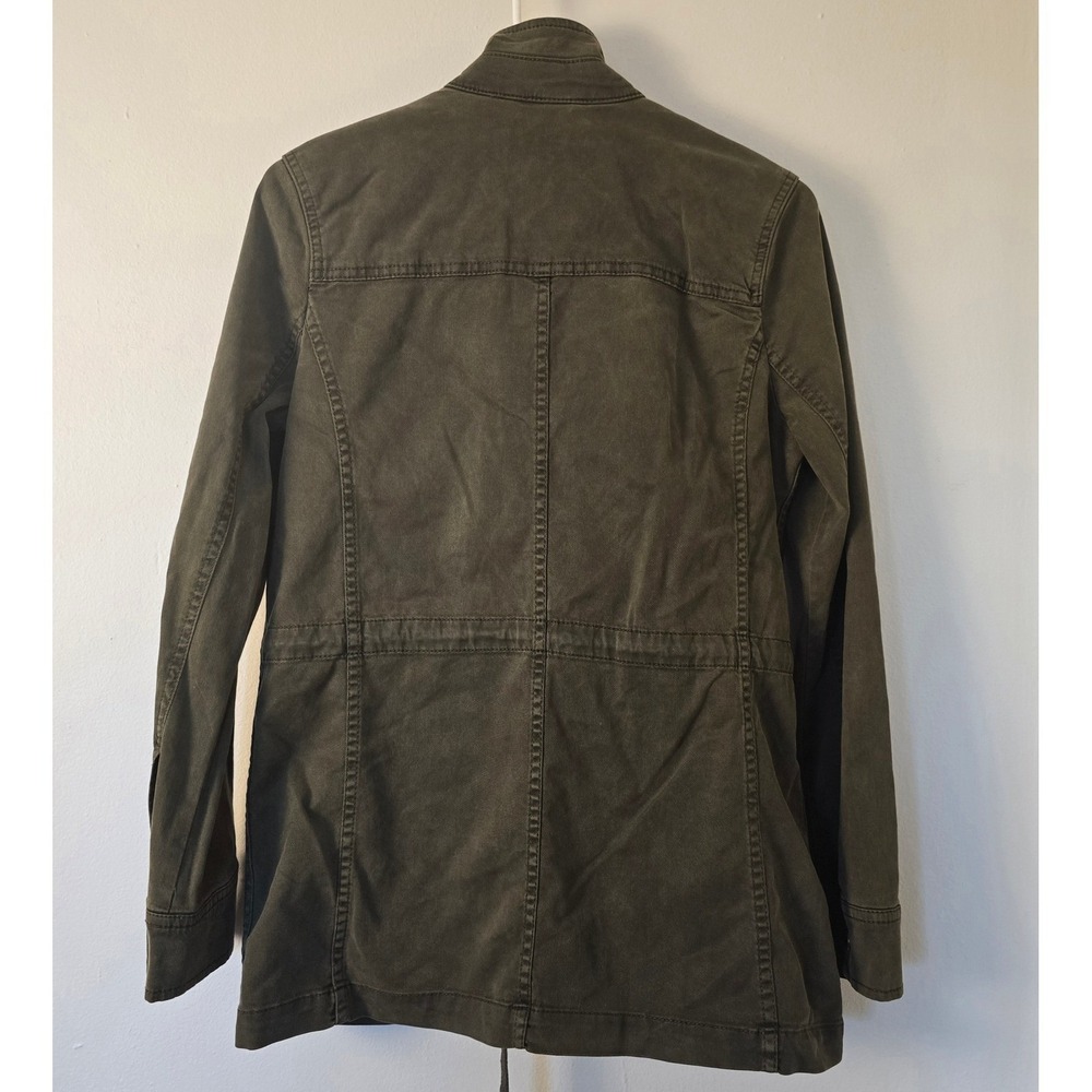 Lucky Brand Jacket Green Utility Cargo Pockets Womens Extra Small Olive Army - Picture 4 of 9